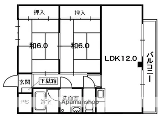 ビレッジ招提【3階】の間取り