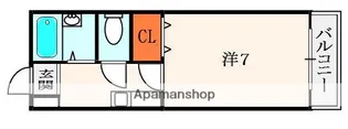 グリーンフィールド【3階】の間取り