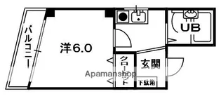 1Kの間取り画像