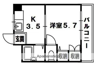 第3星ヶ丘マンション【4階】の間取り