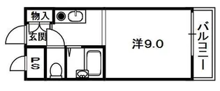 1Kの間取り画像