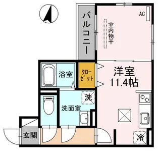 Dear【1階】の間取り