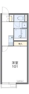 レオネクストOHIⅤ【104号室】の間取り