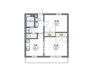 レオパレスOHIⅡ【3階】の間取り