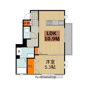大阪府守口市藤田町3丁目【マンション】の間取り