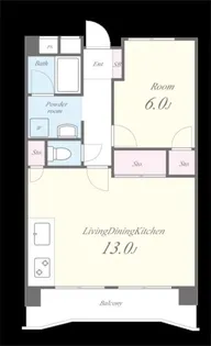 グランデあんご【9階】の間取り