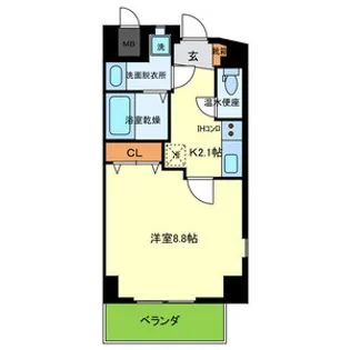 大阪府寝屋川市早子町【マンション】の間取り