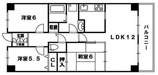 PHOENIX COURT 交野I【5階】の間取り