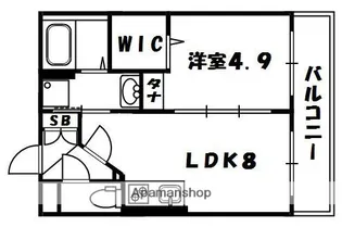 吉泉さくらマンション【1階】の間取り