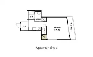 キャルムコート星田2番館【2階】の間取り