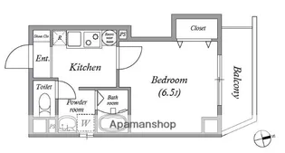 大阪府門真市野里町【マンション】の間取り