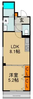大阪府門真市野里町【アパート】の間取り
