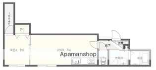 GRANDIR枚方公園【1階】の間取り