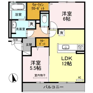 FIORENTE UNO【3階】の間取り