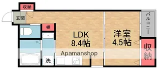 Leggro牧野【1階】の間取り