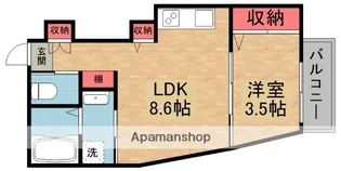 Leggro牧野【1階】の間取り
