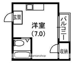 エステート谷【1階】の間取り