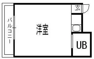 ハマンション枚方元町【3階】の間取り