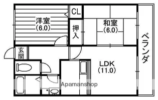 アネーロ【2階】の間取り