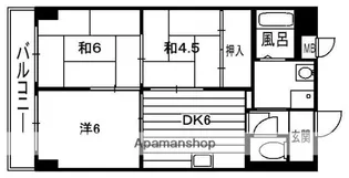 ハイクレスト宮之阪【4階】の間取り