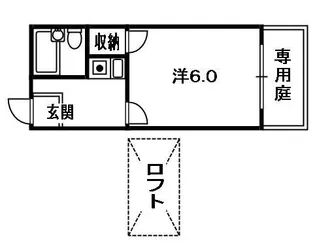 メゾンMIYAKO【1階】の間取り