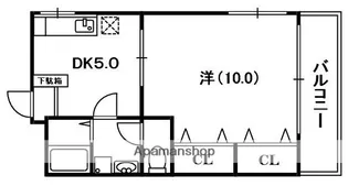 ハーモニーライフ春日【3階】の間取り