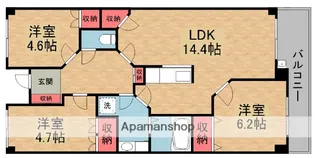 セルヴェール【4階】の間取り