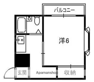 フロンティア長尾Ⅱ【3階】の間取り