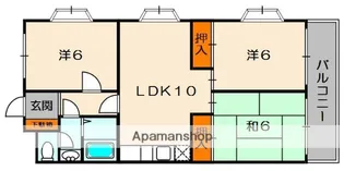 サングレースミハマ【2階】の間取り