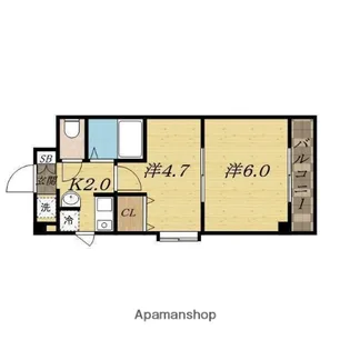 M’PLAZA津田駅前十番館【5階】の間取り