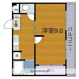 M’PLAZA津田駅前七番館【4階】の間取り