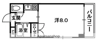 M’PLAZA津田駅前八番館【2階】の間取り