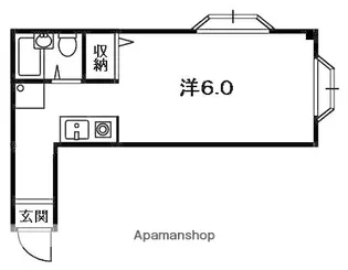 エルカーサ津田【3階】の間取り