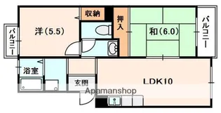 ダブルツリー1番館【3階】の間取り