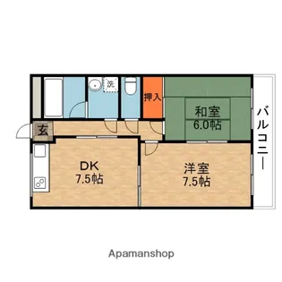 大塚ハイツ【3階】の間取り