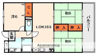 パークサイドスクエア【5階】の間取り