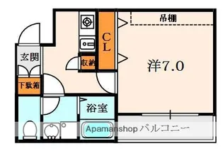 ハーモニーライフ須山【3階】の間取り