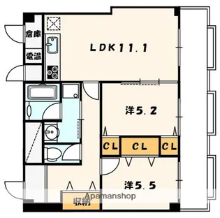 すずらん【1階】の間取り