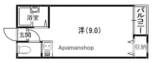 スクエアコート津田【3階】の間取り