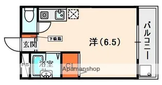 シャンテー長尾家具【2階】の間取り