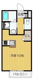 プランギ私部【201号室号室】の間取り