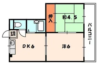 グリーンハイツユコ【3階】の間取り