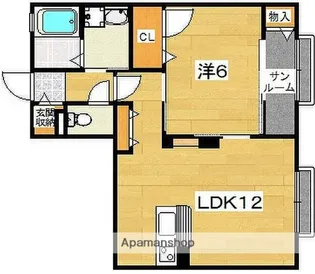 ROSE COURT【1階】の間取り