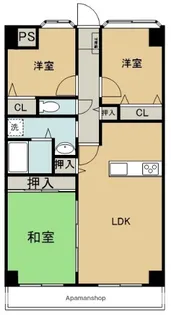アルカディア・枚方【3階】の間取り