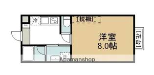 クラウディア長尾【1階】の間取り