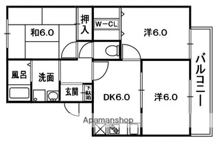 ボナール藤【3階】の間取り