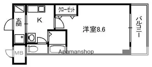 M’PLAZA津田駅前十一番館【6階】の間取り
