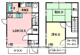 ヴィヴァン・ノール【1階】の間取り