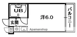マンション比嘉【4階】の間取り