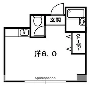 ウエストヴィレッジ【302号室】の間取り